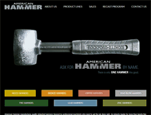 Tablet Screenshot of americanhammer.com